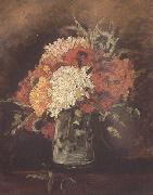 Vincent Van Gogh Vase with Carnations (nn04) oil on canvas